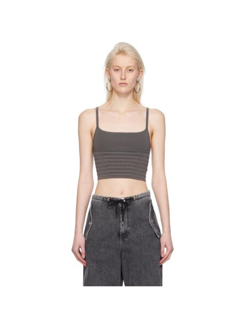 Dion Lee Khaki Ventral Compact Tank Top