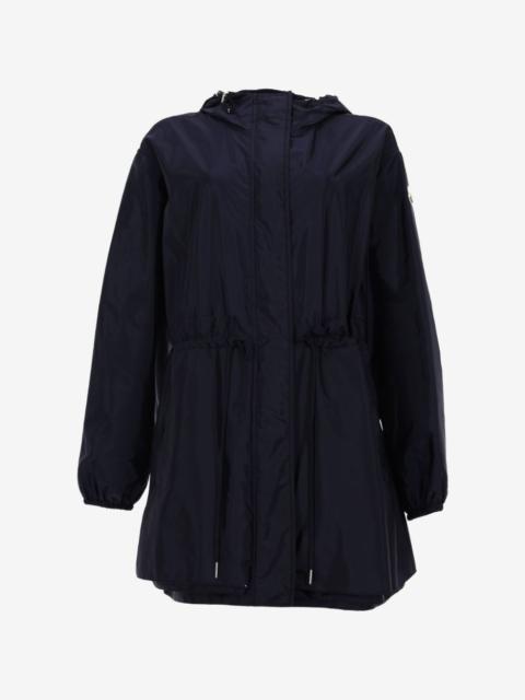 Moncler hooded drawstring-waist coat
