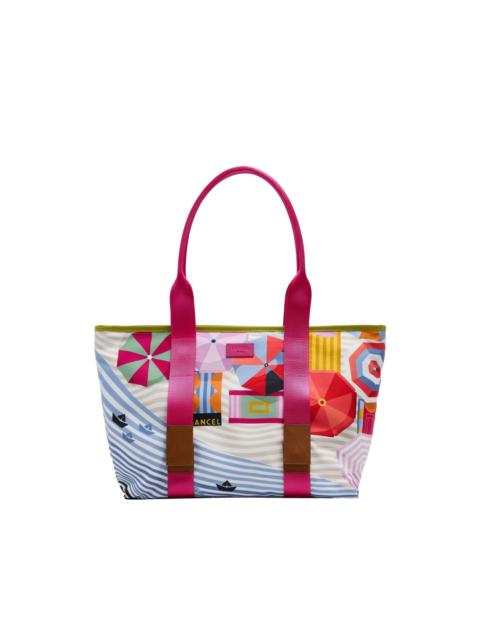 LANCEL medium Mistral Rollable print tote bag
