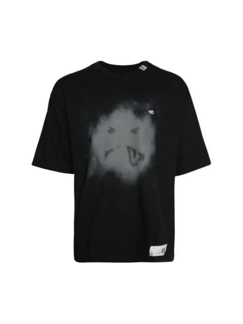 Maison MIHARAYASUHIRO Smily Face 2 graphic-print cotton T-shirt