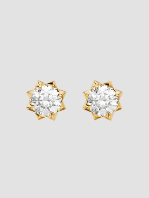 DAVID YURMAN Women's Petite Pave Stud Earrings in 18K Yellow Gold with Diamonds, 5MM - Gold