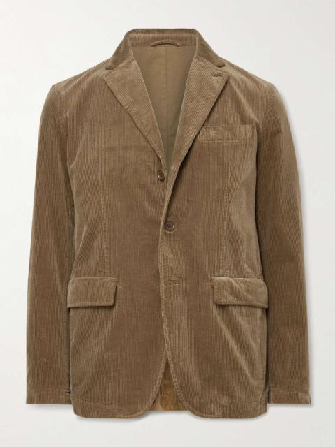 Kuki Garment-Dyed Cotton-Corduroy Blazer