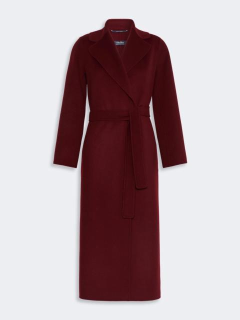 'S Max Mara POLDO Wool broadcloth robe coat - BORDEAUX