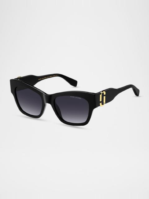 Marc Jacobs Acetate Rectangle Sunglasses
