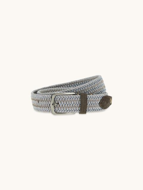 Paul & Shark ELASTIC BRAIDED BELT WITH SUEDE FINISHES