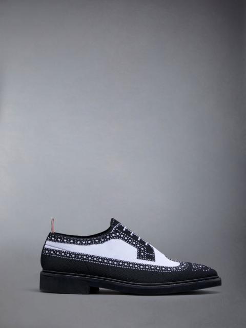 Thom Browne Trompe L'oeil Knit Micro Sole Longwing Brogue