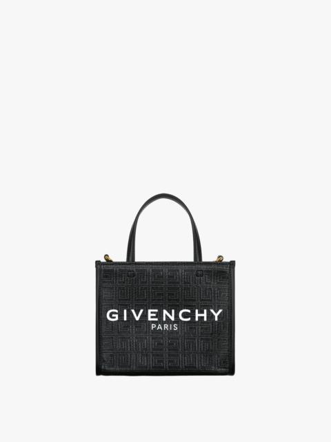 Givenchy MINI G-TOTE SHOPPING BAG IN 4G COATED CANVAS