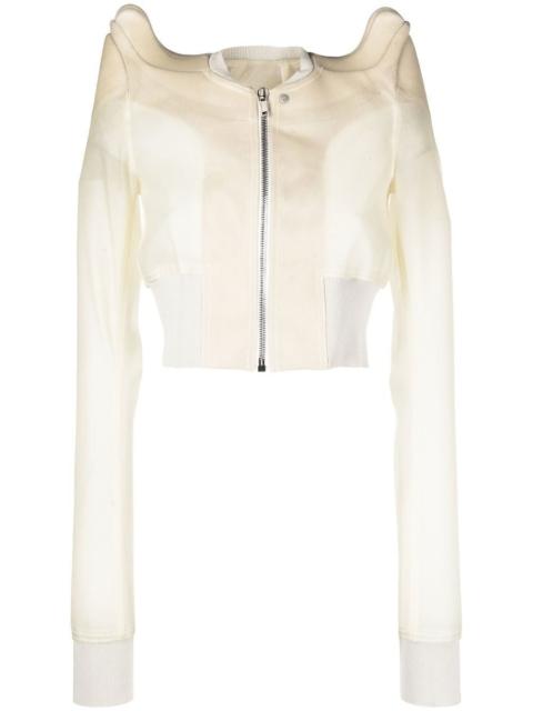 Rick Owens cropped zip-up jacket