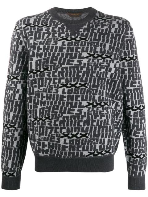 ZEGNA letter patterned jumper