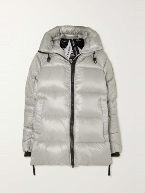 Canada Goose Cypress hooded quilted recycled shell down jacket