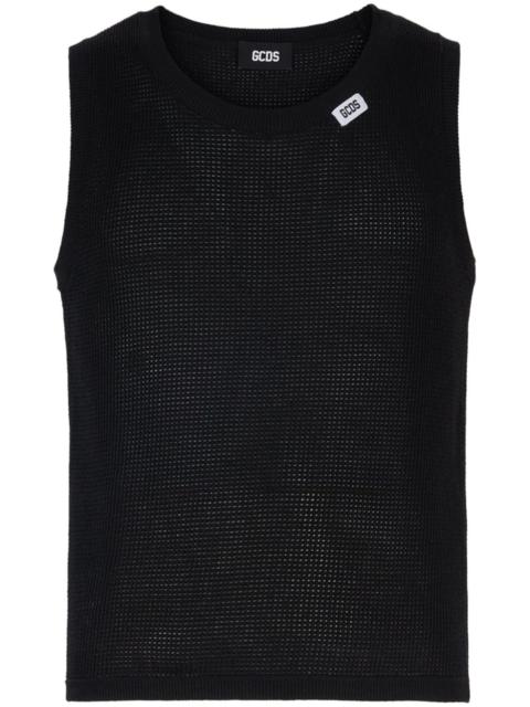 GCDS knitted tank top