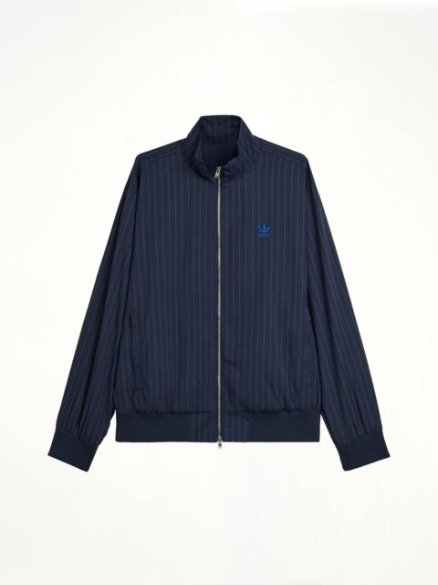 WALES BONNER Adidas x WB Pinstripe Track Top in Night Navy
