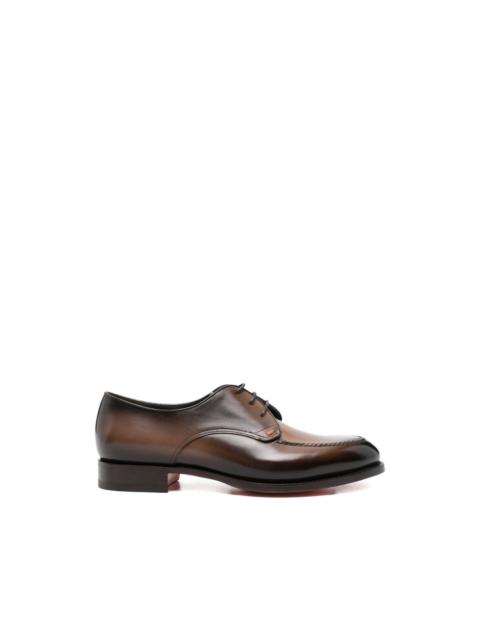 Santoni two-tone derby shoes