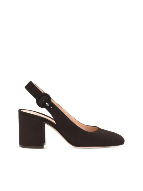 slingback heeled pumps