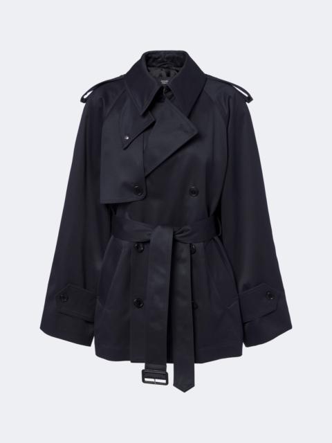 PHOEBE PHILO Cropped cotton trench coat