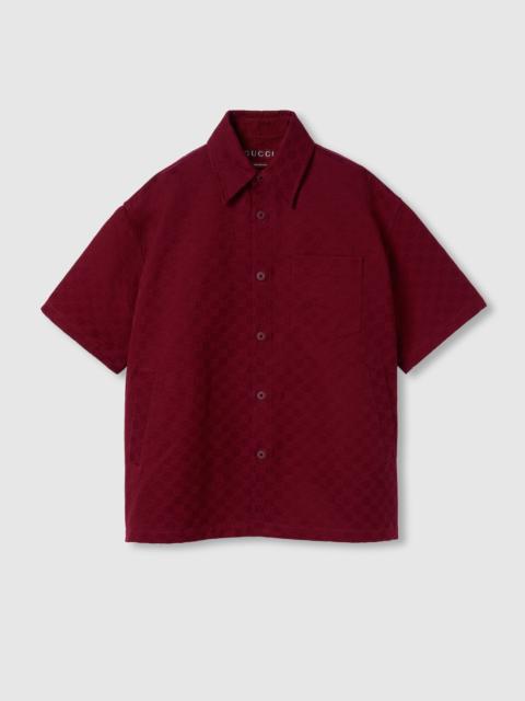 GUCCI Oversize GG cotton shirt