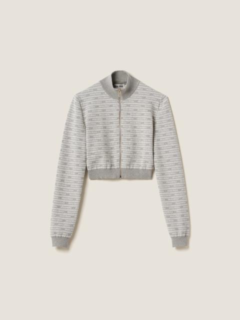 Miu Miu Cotton knit cardigan