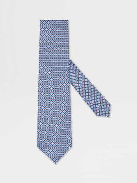 LIGHT BLUE SILK TIE