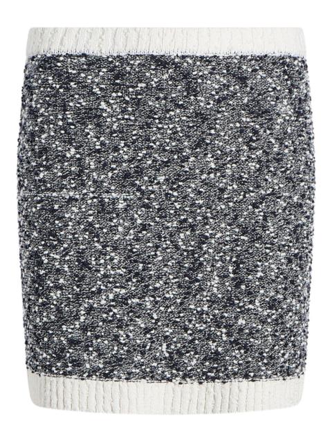 Cinq à Sept Adalee contrast-trimmed knit mini skirt