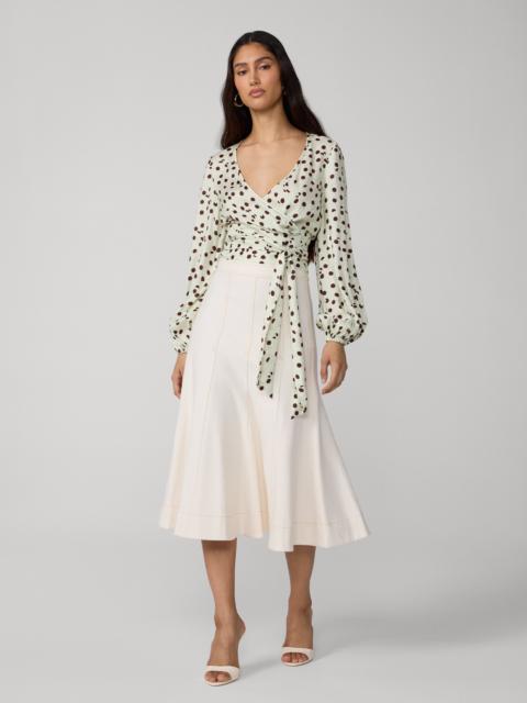DIANE VON FURSTENBERG Phoebe Wrap Top