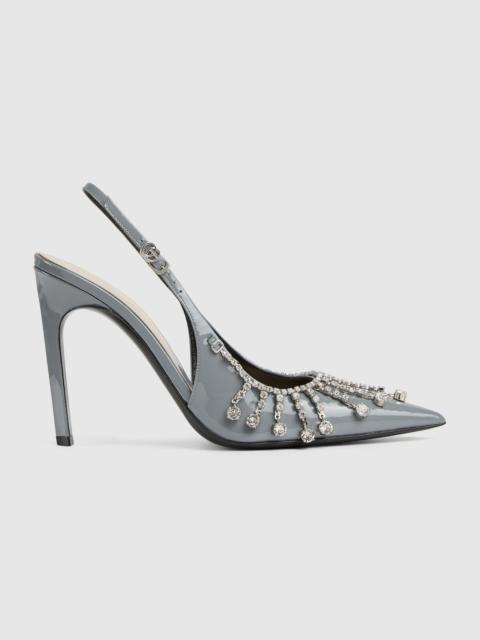 GUCCI Gucci Crystal Chain Pumps