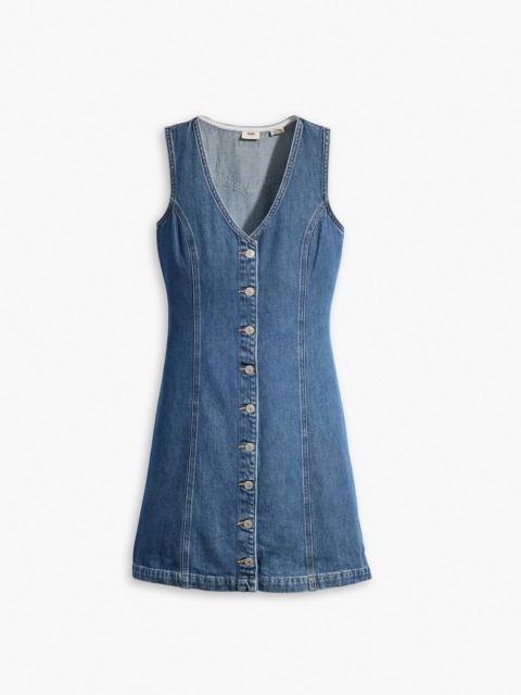 THORA DENIM MINI DRESS