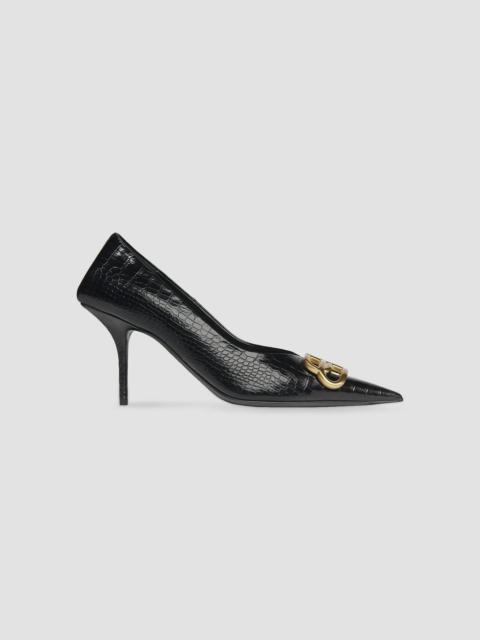 BALENCIAGA Women's Square Knife BB 80mm Pumps - Black