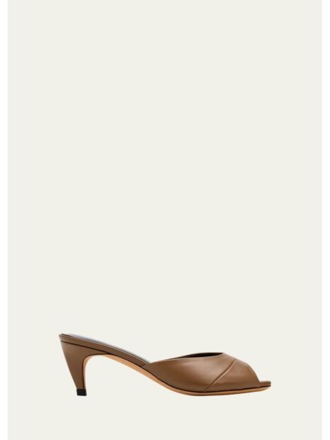 JUDE 65mm Cave Leather Mules