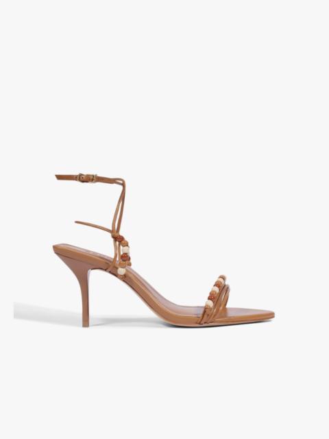 SCHUTZ Kalea Leather Stiletto Sandal