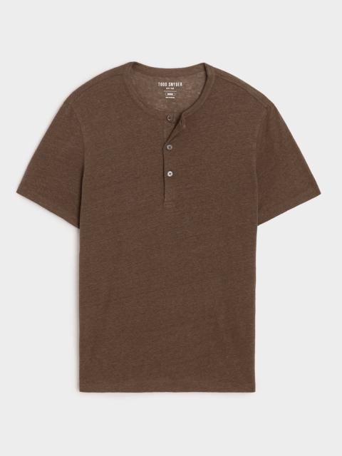 TODD SNYDER Linen Henley