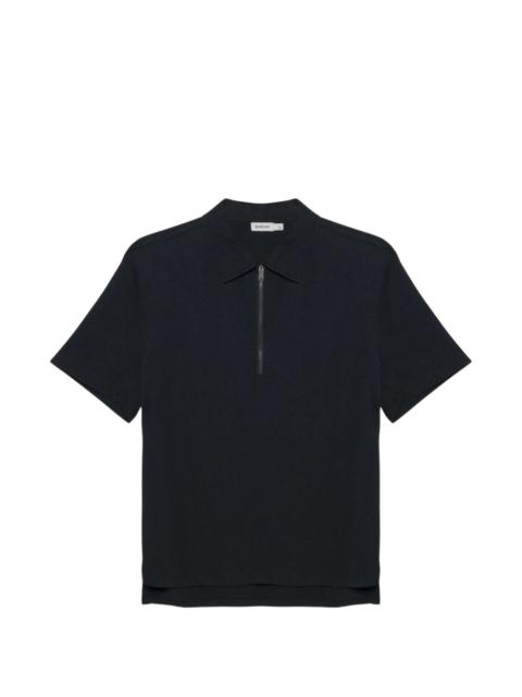 SIMKHAI Ethan zip-up polo shirt