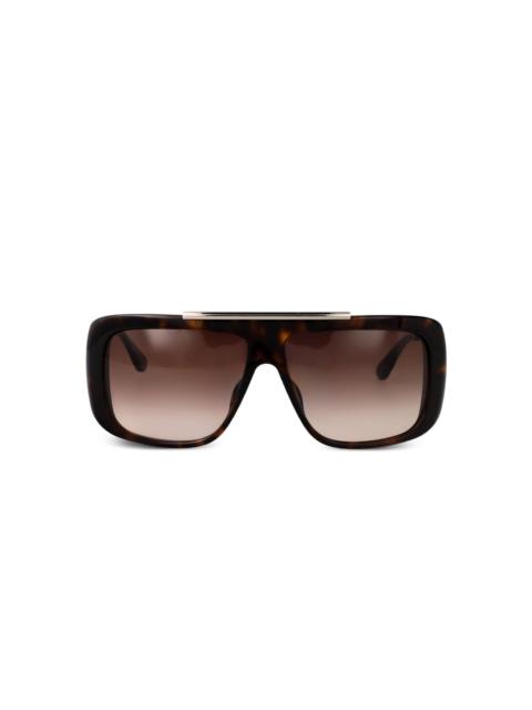 Alexander McQueen oversized square-frame sunglasses