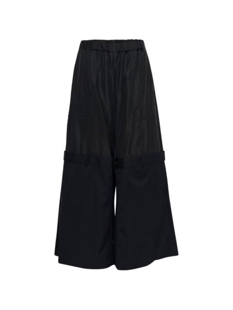 Noir Kei Ninomiya drop-waist wide-leg trousers