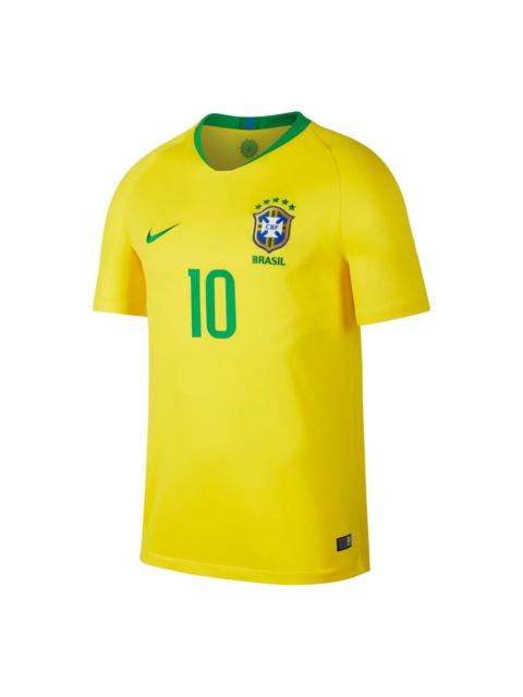 Nike Nike Brazil Home Stadium Jerseys 'Yellow' BV3244-749