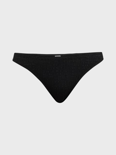 TOTEME Smocked Mini Bikini Bottoms