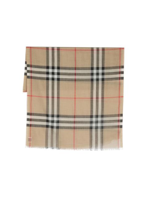 Burberry Exaggerated Check printed scarf