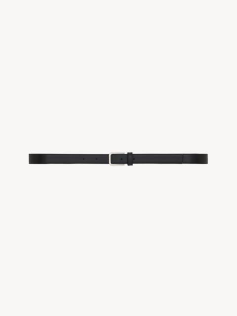 SAINT LAURENT MINIMAL THIN BELT IN SMOOTH LEATHER