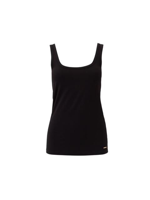 MELISSA ODABASH EXCLUSIVE CAMILLE BLACK TANK