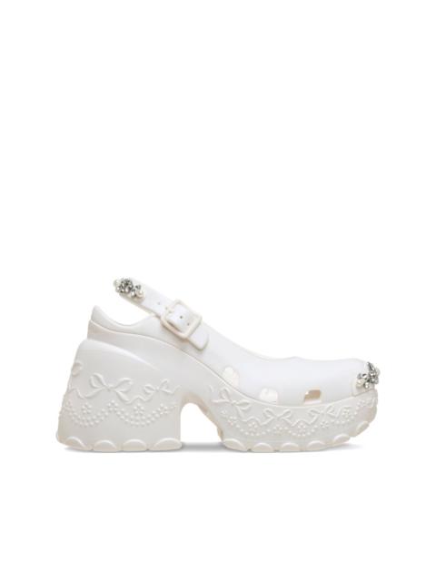 crocs x Simone Rocha buckle embellished pumps