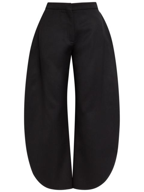 Alaïa Alaïa Petal Sculpted Wool Trousers