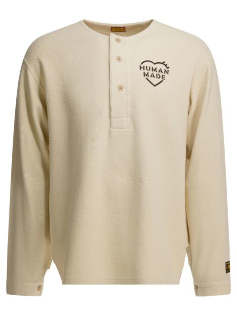 Human Made Henley T-Shirts White