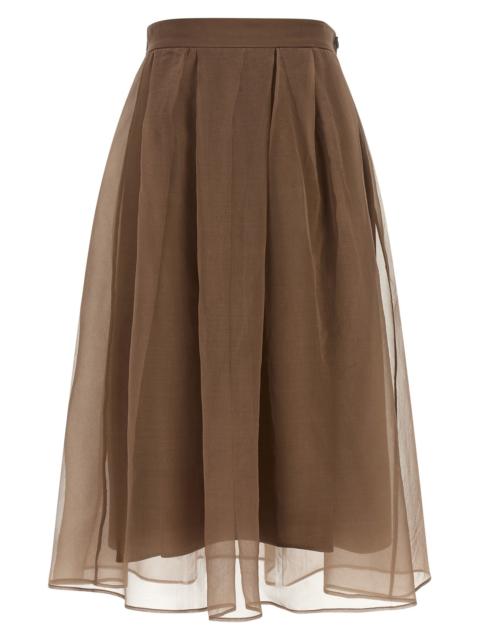 Brunello Cucinelli 'Circle' Skirt