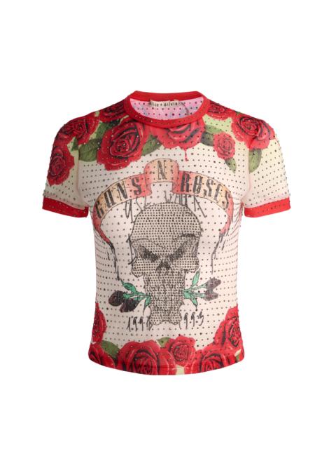 Alice + Olivia TESS EMBELLISHED TEE