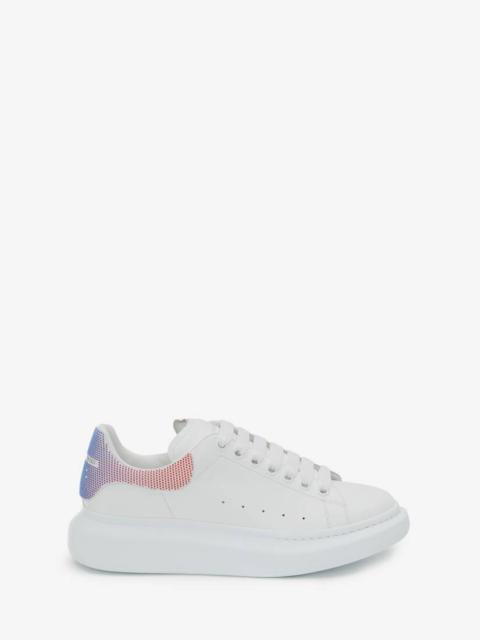 Alexander McQueen Men's Oversized Sneaker in White/multicolor