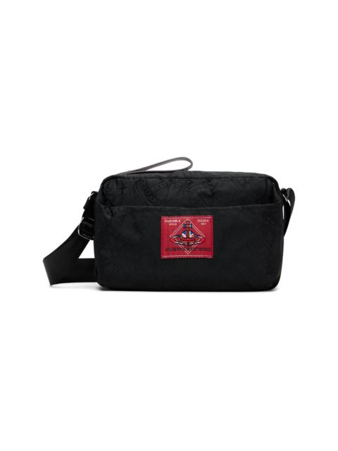 Vivienne Westwood Black Jude E/W Crossbody Bag