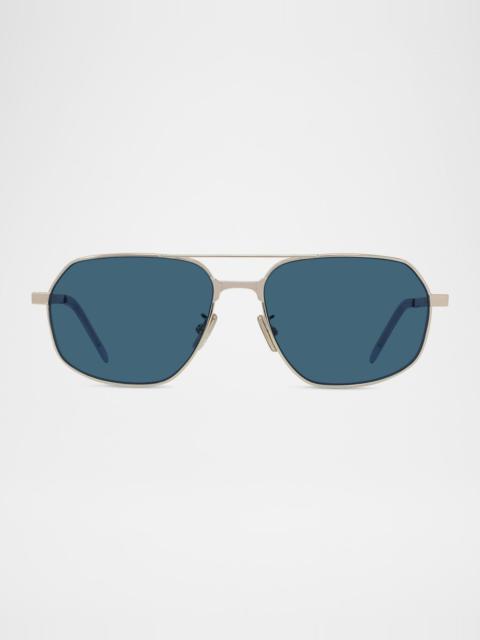 Givenchy Men's Gv One Metal Aviator Sunglasses