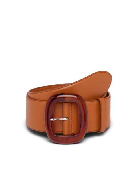 Prada Leather and Plexiglas belt