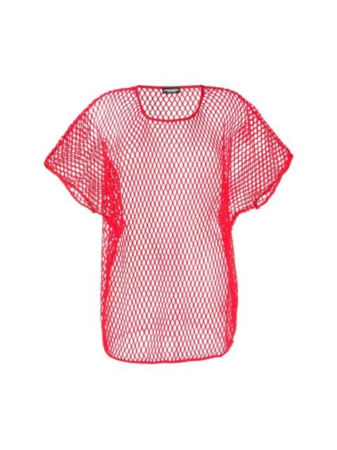 cotton net T-shirt