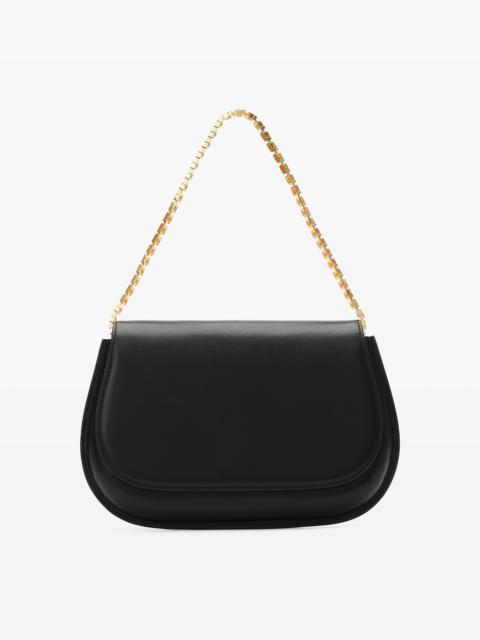 Alexander Wang CREST FLAP BAG IN LEATHER