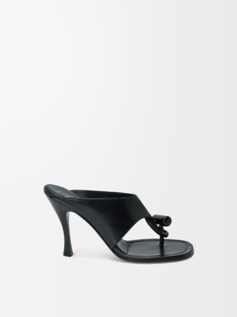 Loewe Toggle sandal in shiny smooth calfskin